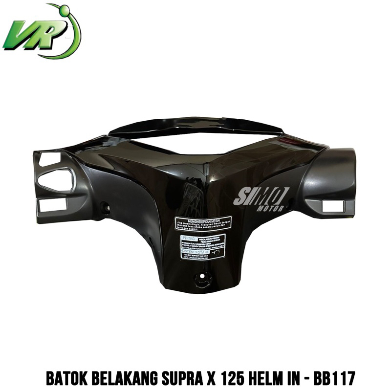 Batok Totok Kepala Belakang Supra X 125 Helm in PGM FI Set Stiker VR