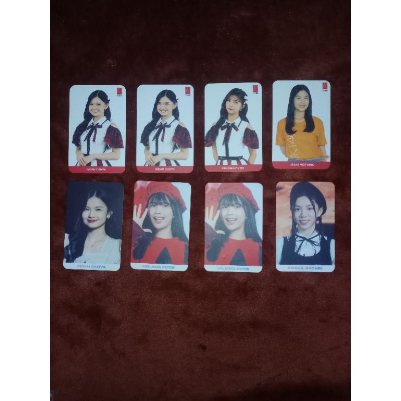 Photocard PC JKT48 Indah Eli Aralie Jeane Mng Road to sousenkyo RTS Spring has come SHC