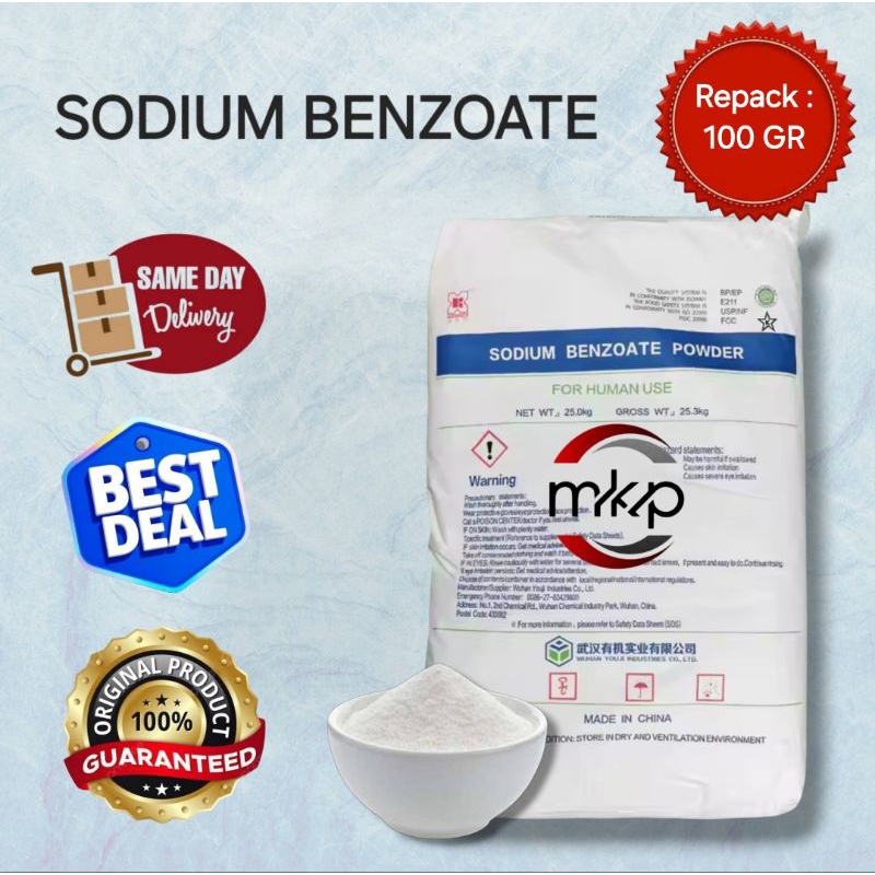 

Sodium benzoat 100 gr