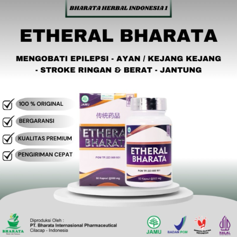 Etheral Bharata Obat Epilepsi, Obat Ayan / Kejang Kejang