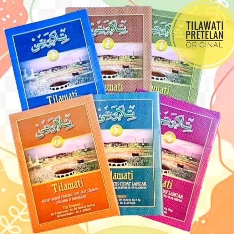 TILAWATI JILID 1 SAMPAI 6 PRETELAN