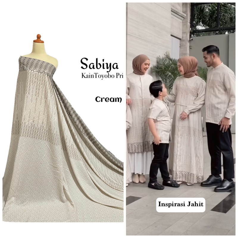 Bahan Kain katun Toyobo Print motif sabiyaa etnik mewah elegant [ harga 0,5 meter ] bahan kemeja kok