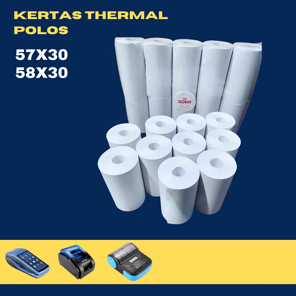 

KERTAS THERMAL EDC 58X30/57X30