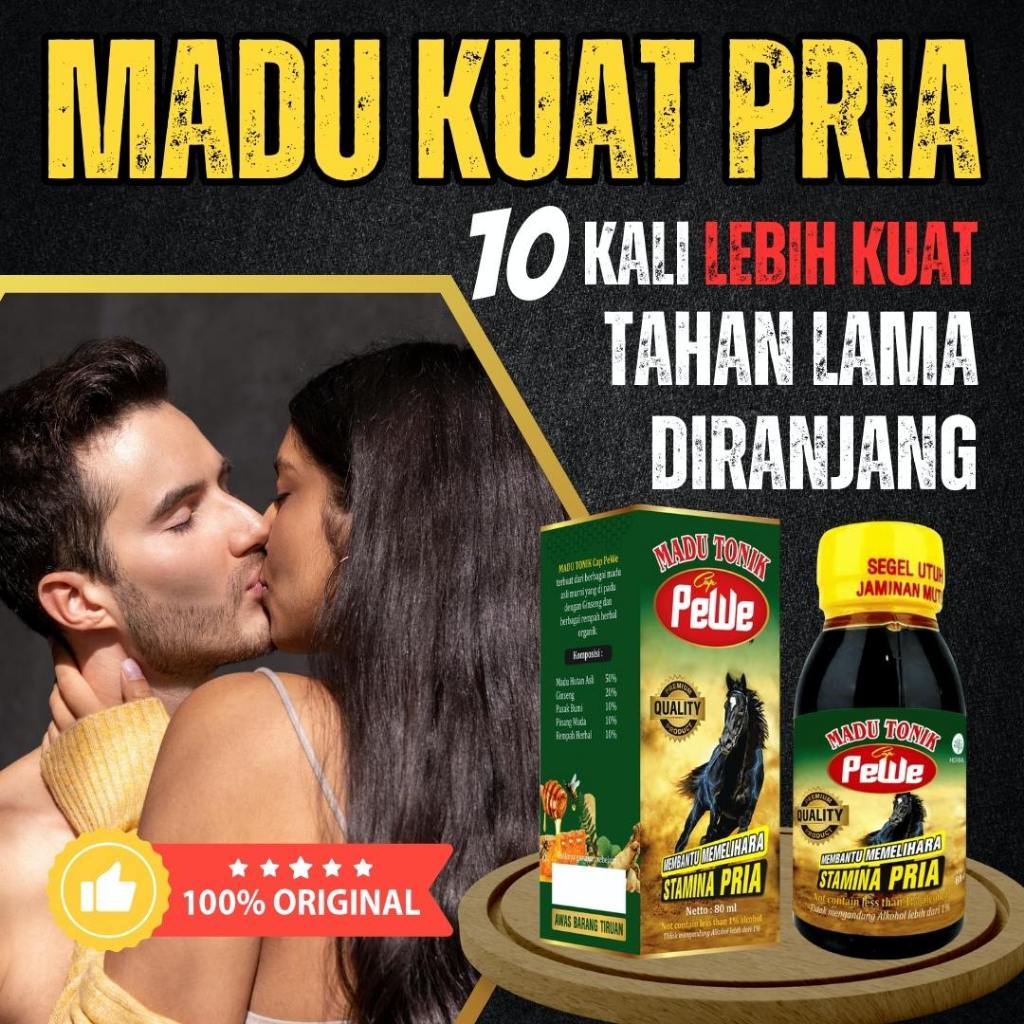 

Madu Tonik Pewe Original Madukuat Herbal Tanpa Efek Samping Stamina Pria Kuat Tahan Lama Aman Alami