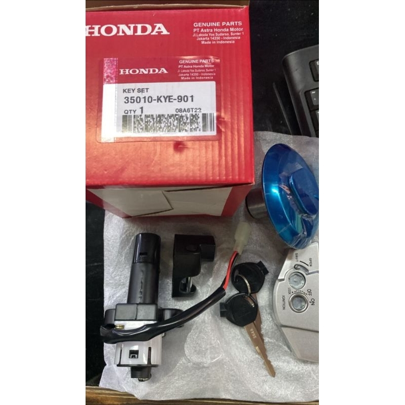 kunci kontak assy megapro new monoshock