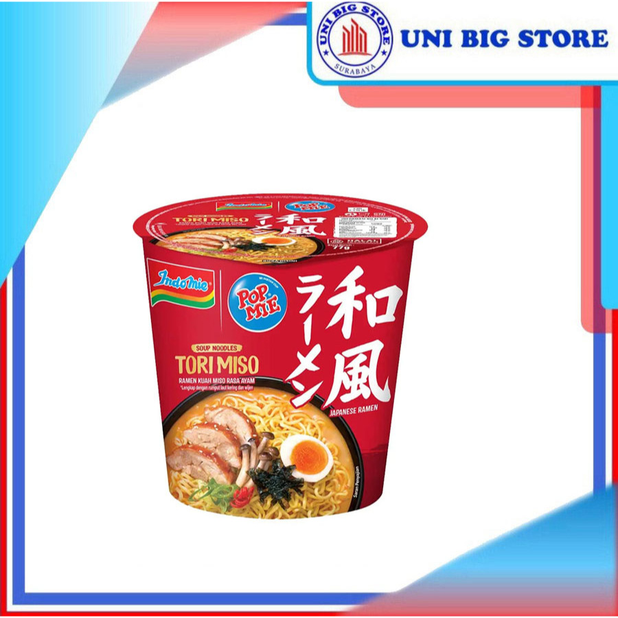 

Pop Mie Mi Tori Miso Japanese Ramen Cup 77 gr