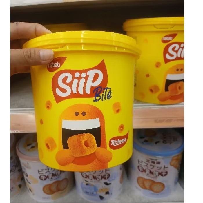 

Jual snack rasa keju dan coklat nabati siip toples ready hanya season aja