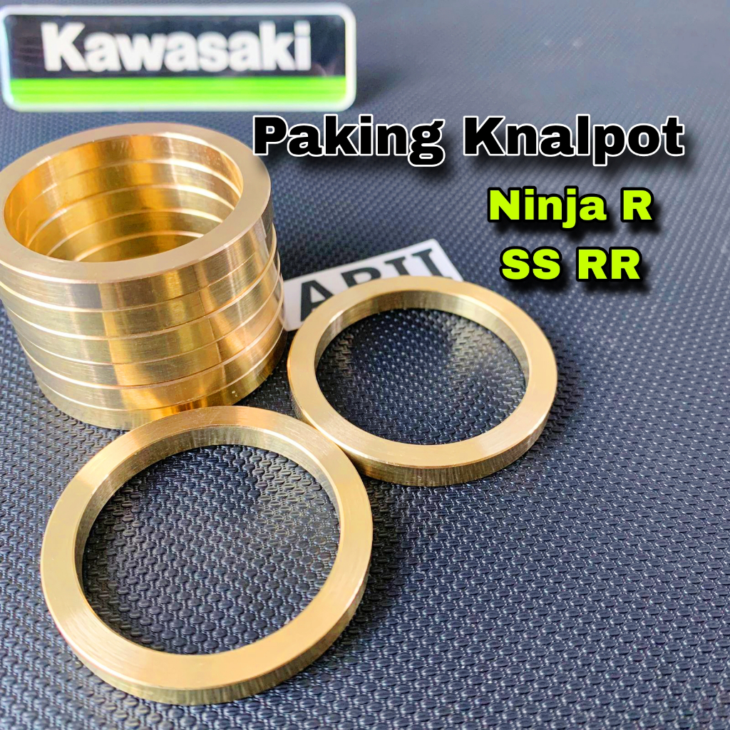 Paking Knalpot Ninja R SS RR ZX 150 Bahan Kuningan Padat Paking Knalpot Ninja