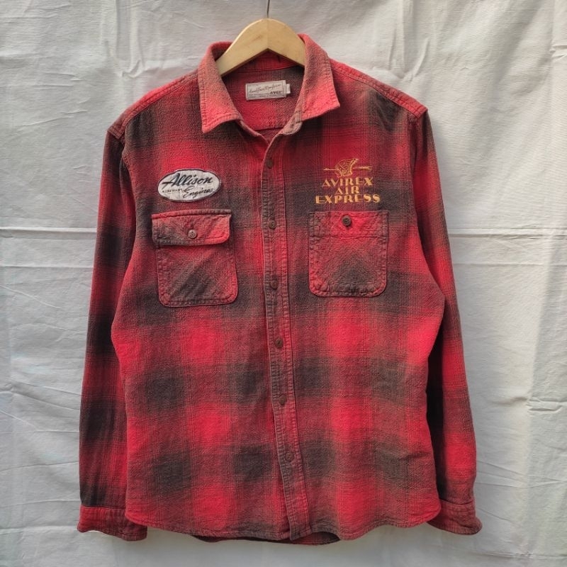 AVIREX flanel shirt