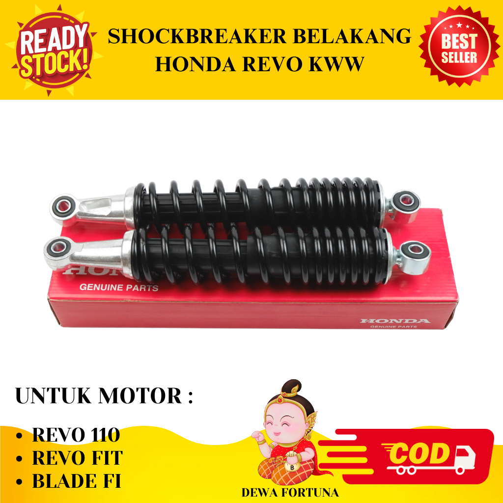 Shock Motor Revo 110 Honda Blade FI Shockbreaker Belakang REVO 110 FI KWW