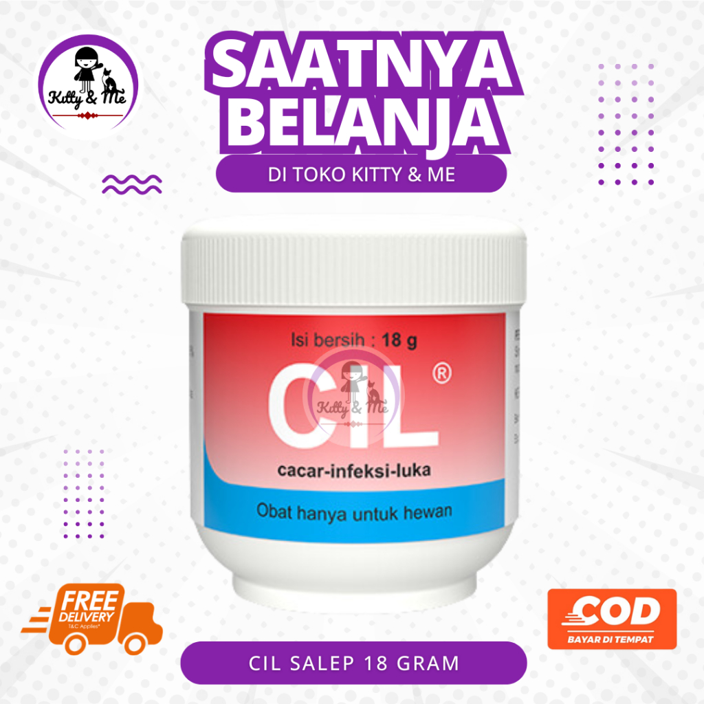 CIL SALEP 18 GRAM MEDION -  Antibiotik Oles Cacar Luka Salep untuk Ayam Infeksi Luka