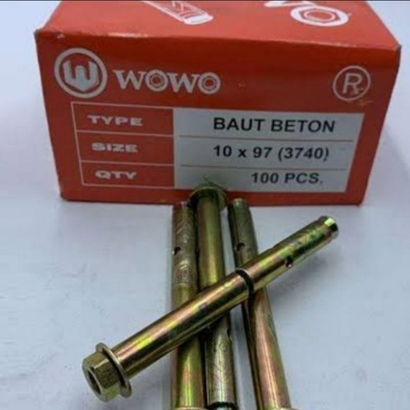 dynabolt 10x97 wowo, dynabolt wowo, harga perbiji