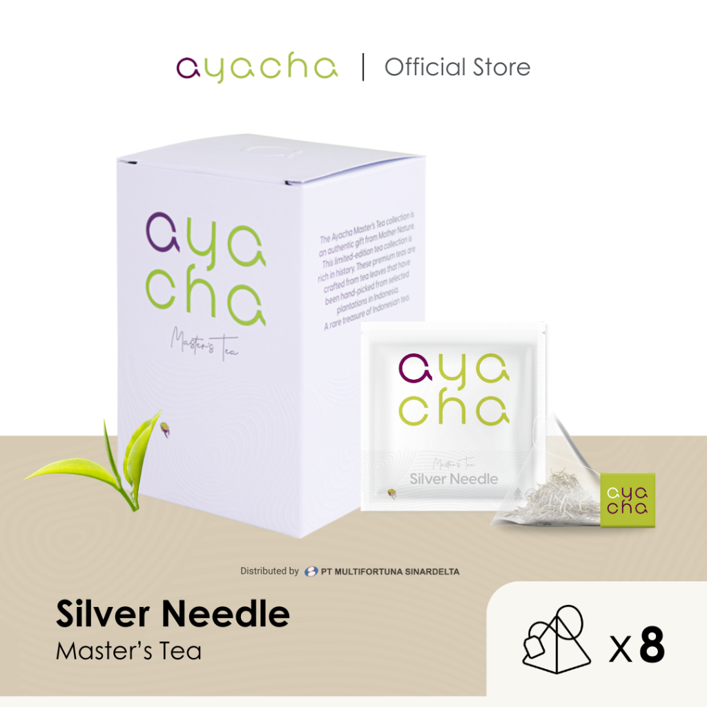 

Ayacha Master Tea - Silver Needle | Tea Bag 8 Pcs | Teh Bunga Celup Teh Fruity