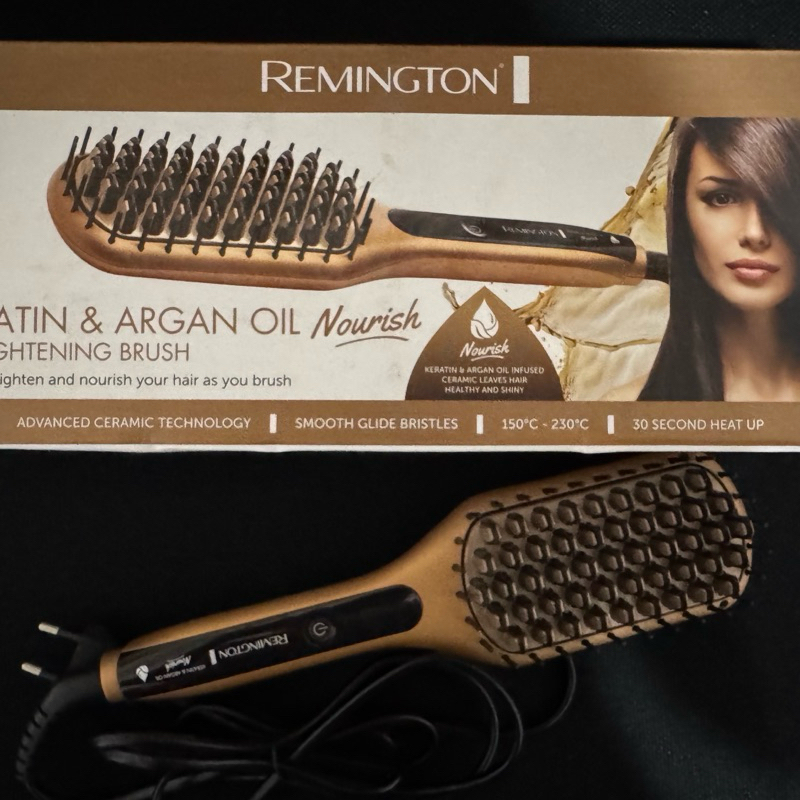 (Original Preloved) Remington Argan Keratin Nourish Brush