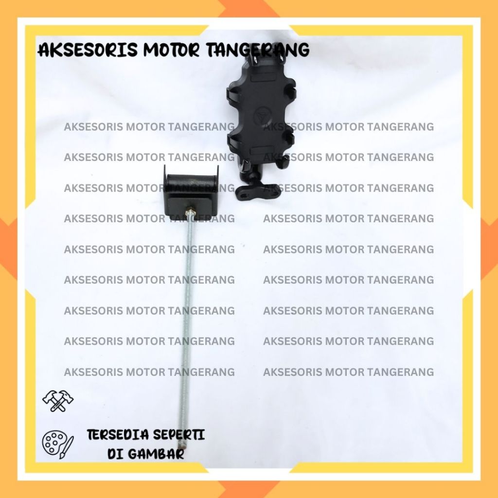 PAKET HOLDER GPS HP NINJA GSX CBR ZX25R PHONE HOLDER MOTOWOLF ALUMUNIUM STANG MOTOR BRAKET BRACKET B