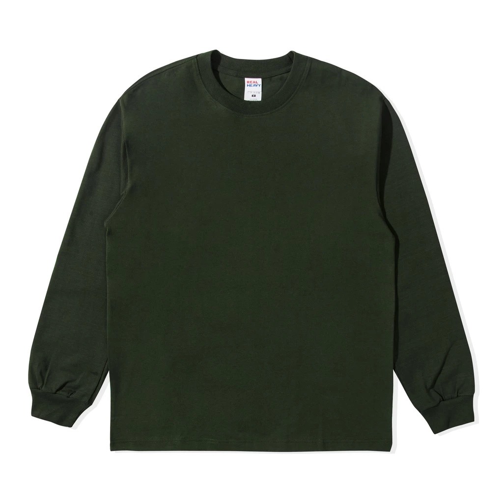 Kaos Polos Lengan Panjang Olive - T Shirt Long Pocket Olive - Atasan Polos Lengan Panjang Olive