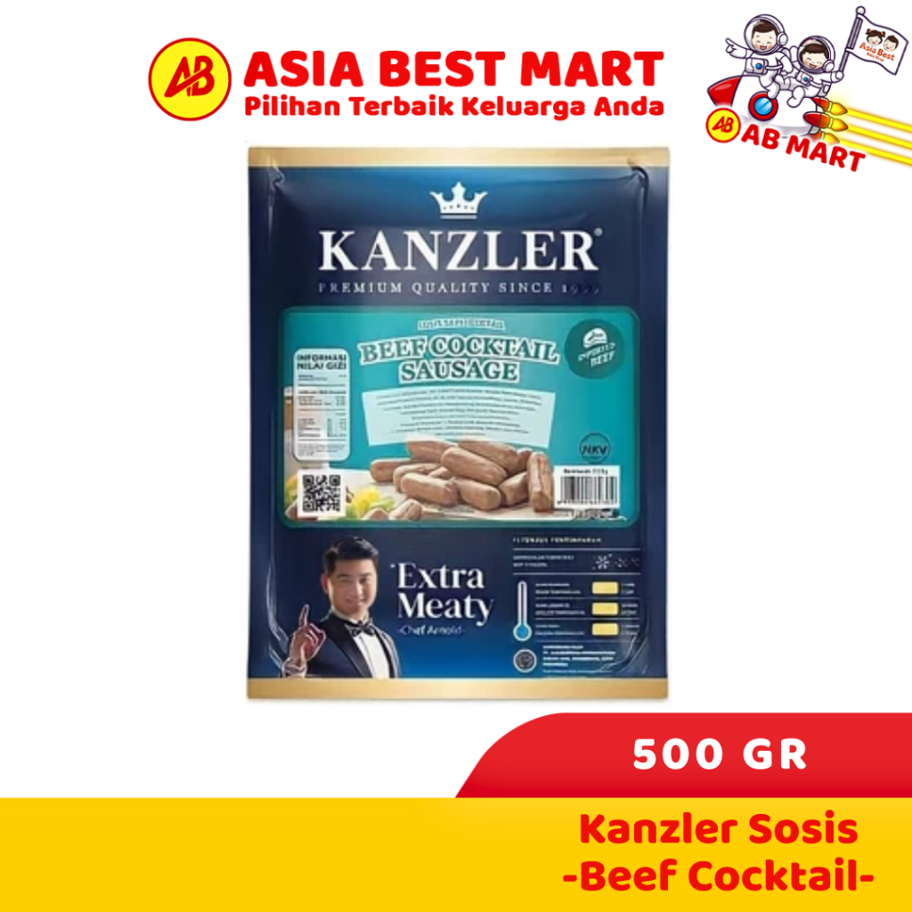

Kanzler Sosis Beef Cocktail 500gr | Sosis Sapi | Bestseller!