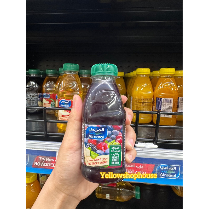 

ALMARAI JUICE MIX FRUIT BERRY / JUS ALMARAI NO SUGAR ADDED / 200ML