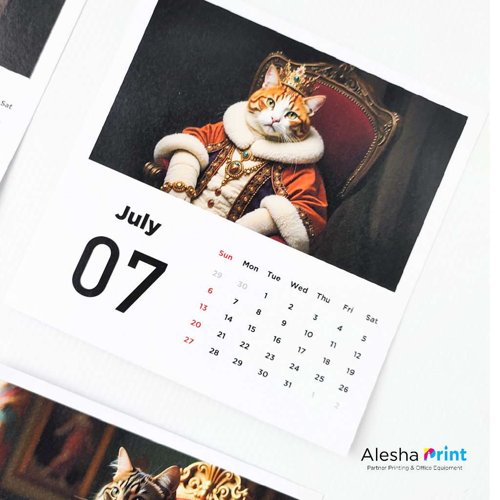 

Catlendar planner desk by Alesha Print | Kalender 2025