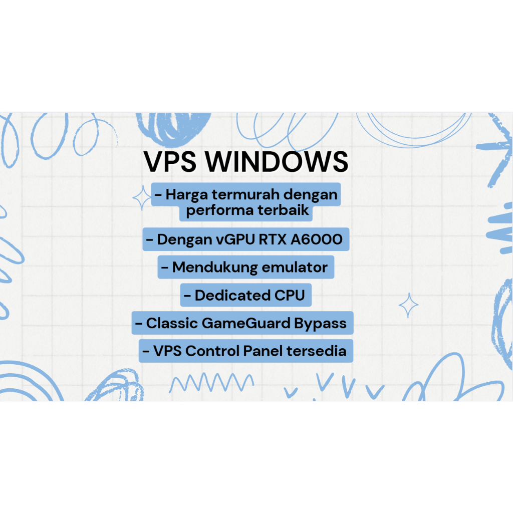 VPS/RDP Windows Support Game/Emulator + VGPU RTX A6000 Termurah