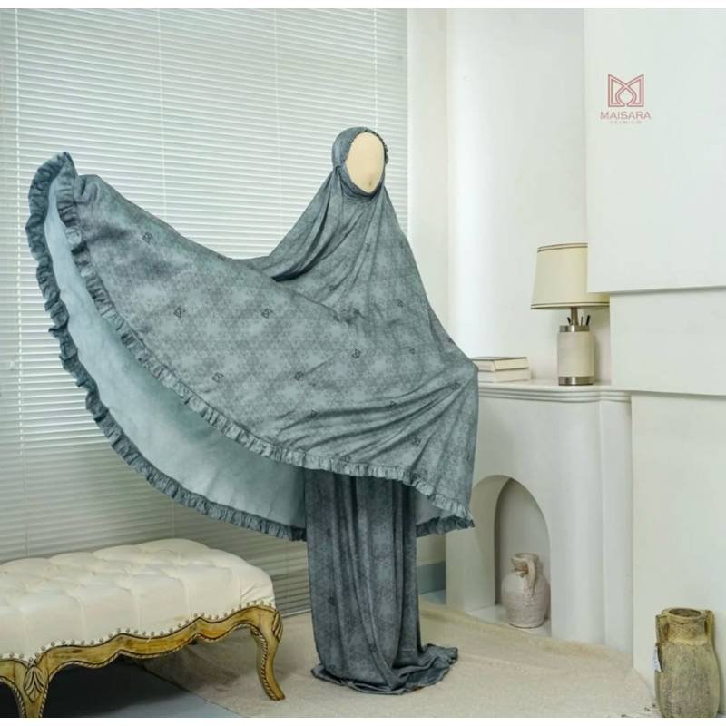 Mukena Silk Najma Maisara Premium Mukena Silk Terlembut Mukena Silk Motif