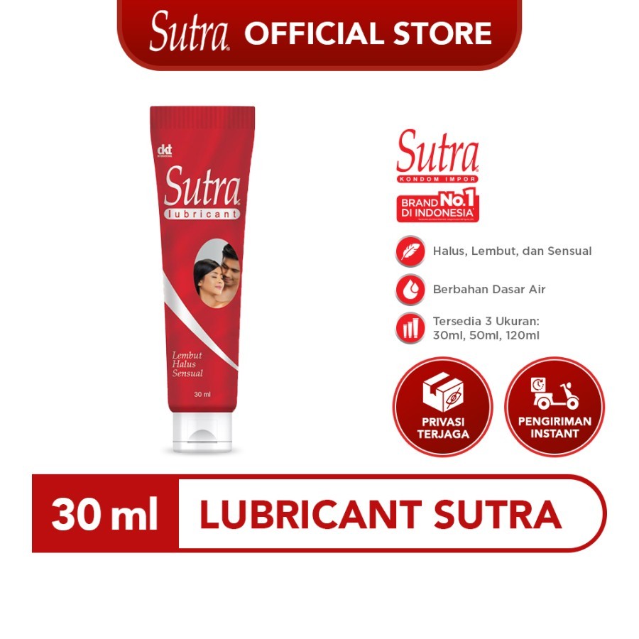 Sutra Lubricant - Sutra Lubricant Gel - Pelumas Sutra - Lubrikan Sutra - Pelicin - Ledi