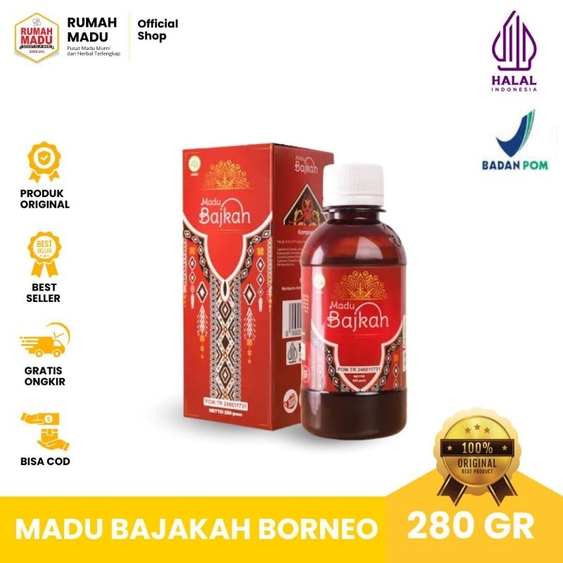 

Madu Bajkah Borneo 280 GR