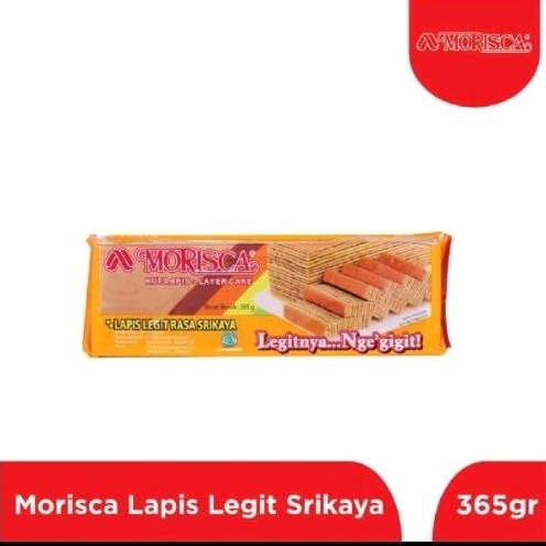 

MORISCA LAPIS LEGIT PANDAN, SRIKAYA & ORIGINAL 365 GR