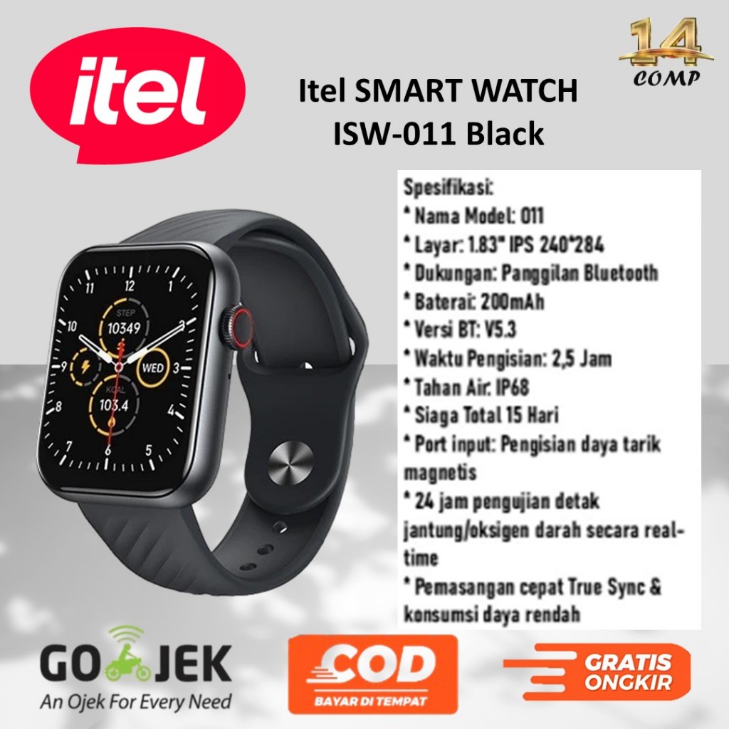 Itel SMART WATCH ISW-011 Black