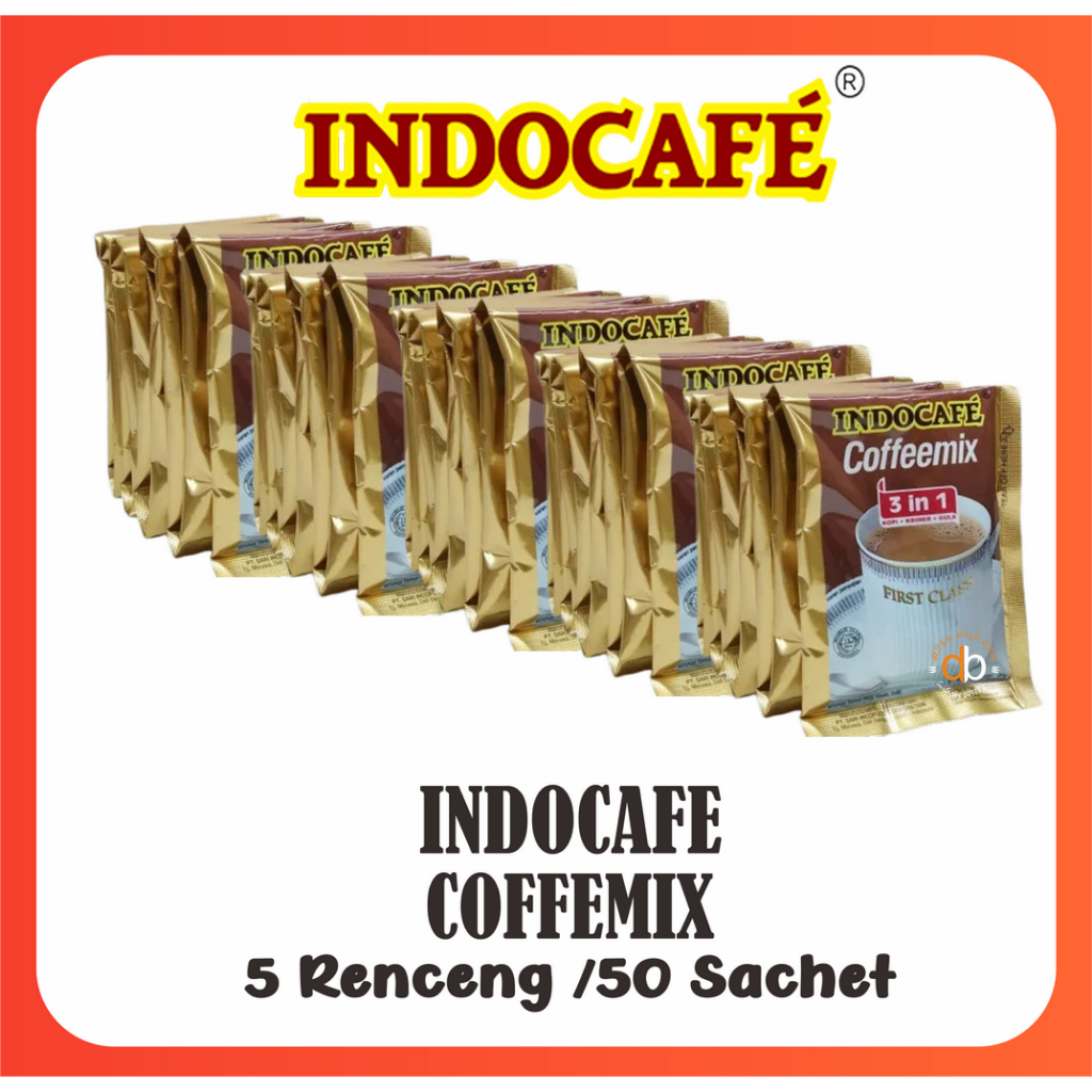 

Kopi Indocafe Coffeemix 5 Renceng Promo (50pcs x 20gr)