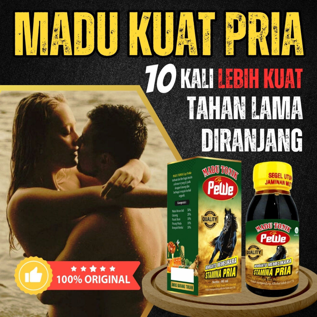 

Madukuat Madu Pewe Alami Original Penambah Stamina Pria 10 Kali Lebih Strong Kuat Tahan Lama Ampuh