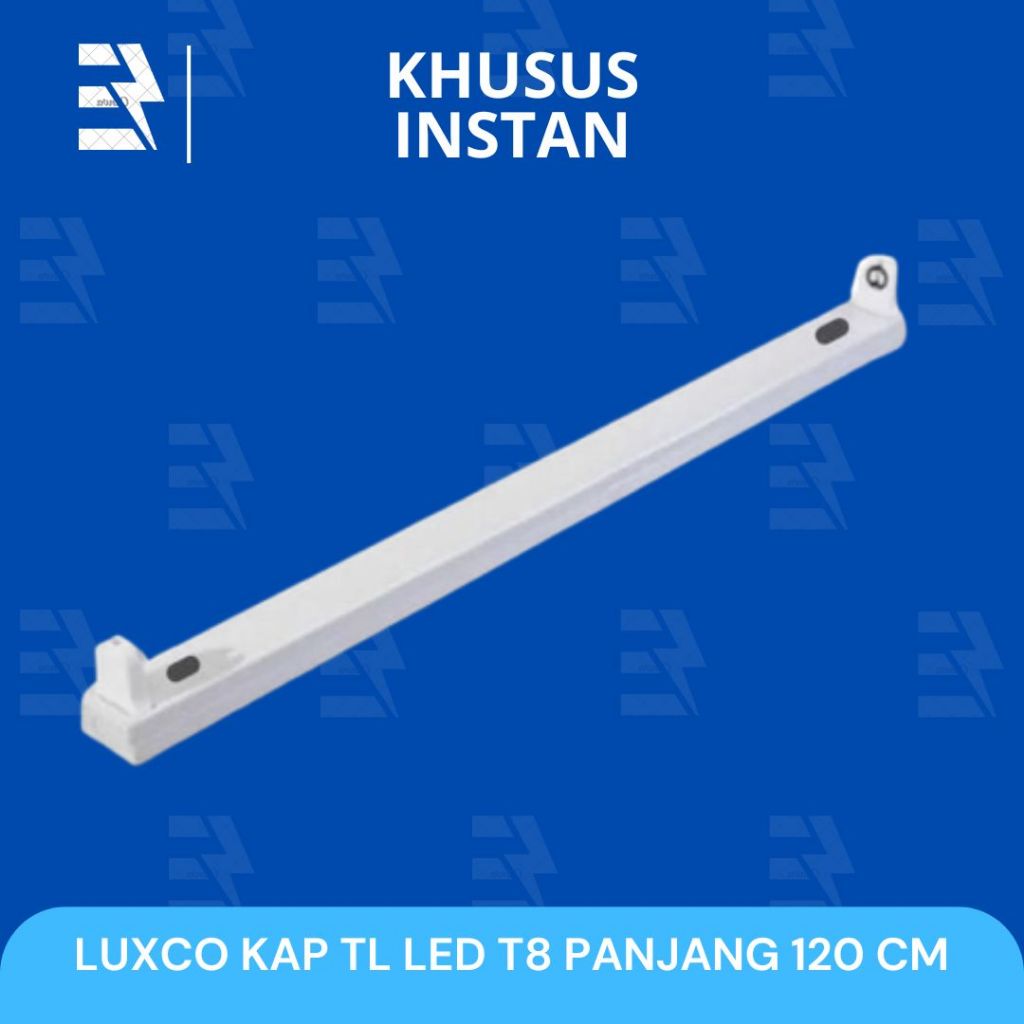 (KHUSUS INSTANT) LUXCO FITTING KAP LAMPU TL LED PANJANG 120CM