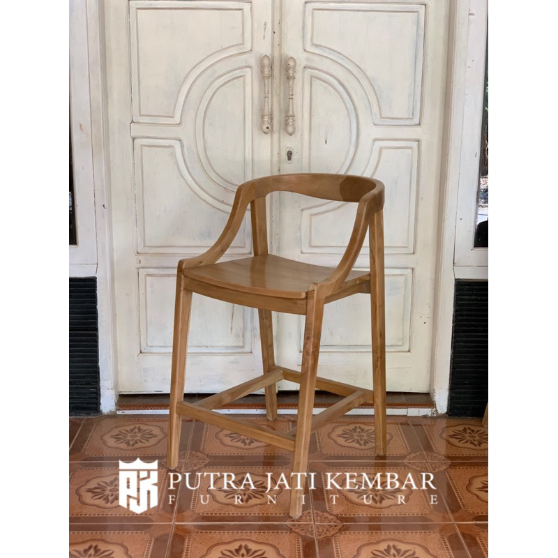 kursi bar / kursi selly / kursi cafe / kursi kayu jati jepara / kursi custom