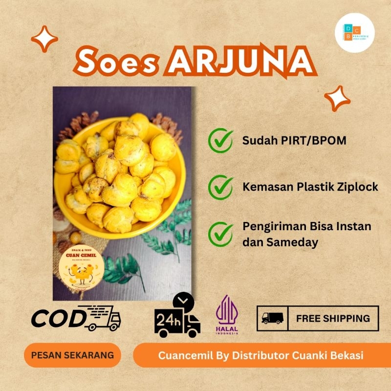 

Soes Coklat Premium 500gr Arjuna Manis Coklat Lumer Sus Coklat Kering