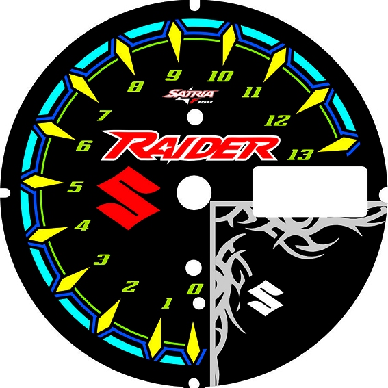 Custom Speedometer Motor FU Black Series