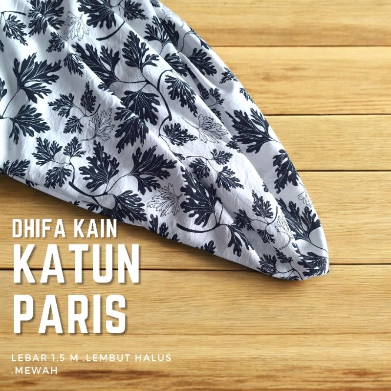 kain katun paris motif bunga - kain katun motif bunga