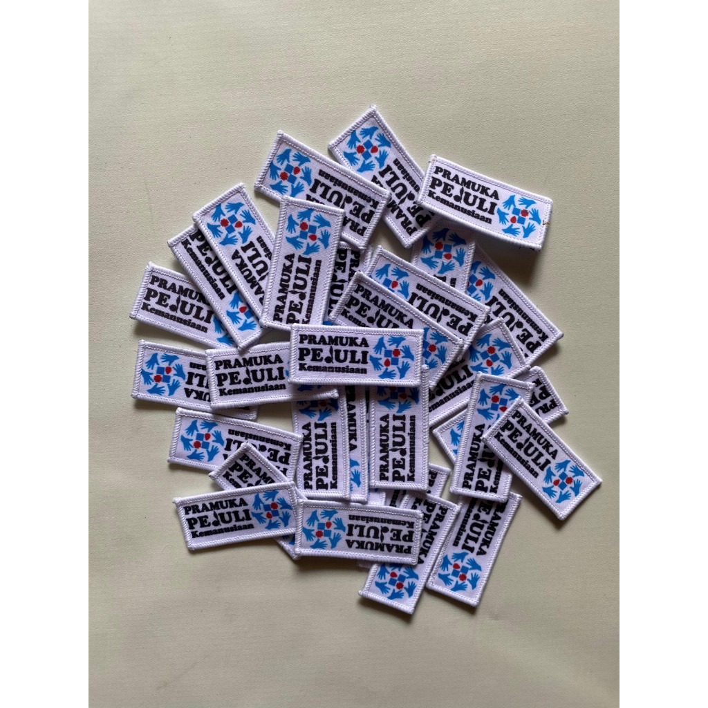 (COD) BADGE PRAMUKA PEDULI KEMANUSIAAN/BADGE SUBLIM PRAMUKA PEDULI