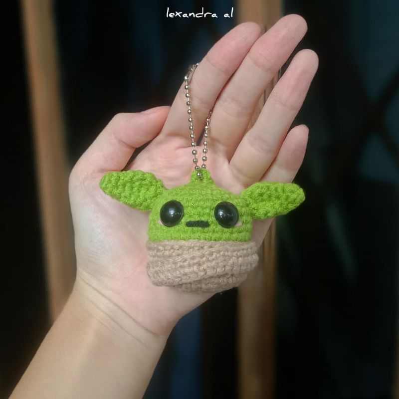 Baby Yoda keychain | Gantungan kunci baby yoda