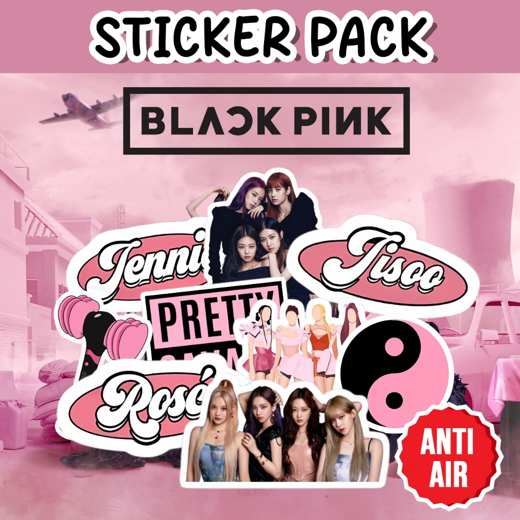 

Sticker Laptop Black Pink WATERPOOF 15pcs Hologram Aesthetic Stiker Blaskpink Dinding Jurnal Tumblr Stiker KPOP JENNIE ROSE LISA JISO Blink Girl Group Vinyl GLOSSY Termurah