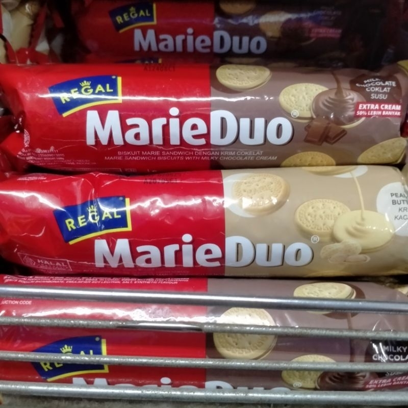 

Biskuit Regal Marie Duo Roll Chocolate Peanut Butter 100gr