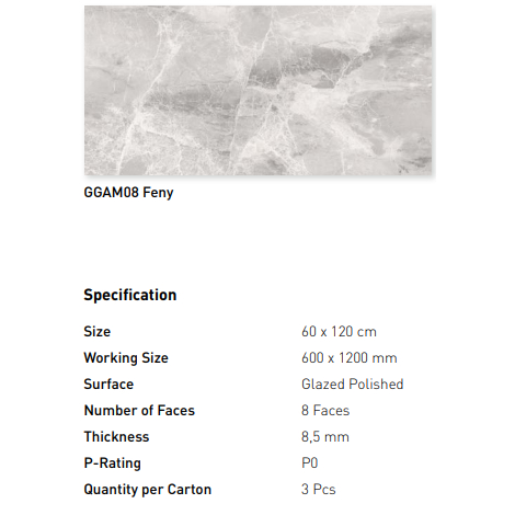 NIRO GRANITE AMORA PGVT GGAM08 FENY 60X120