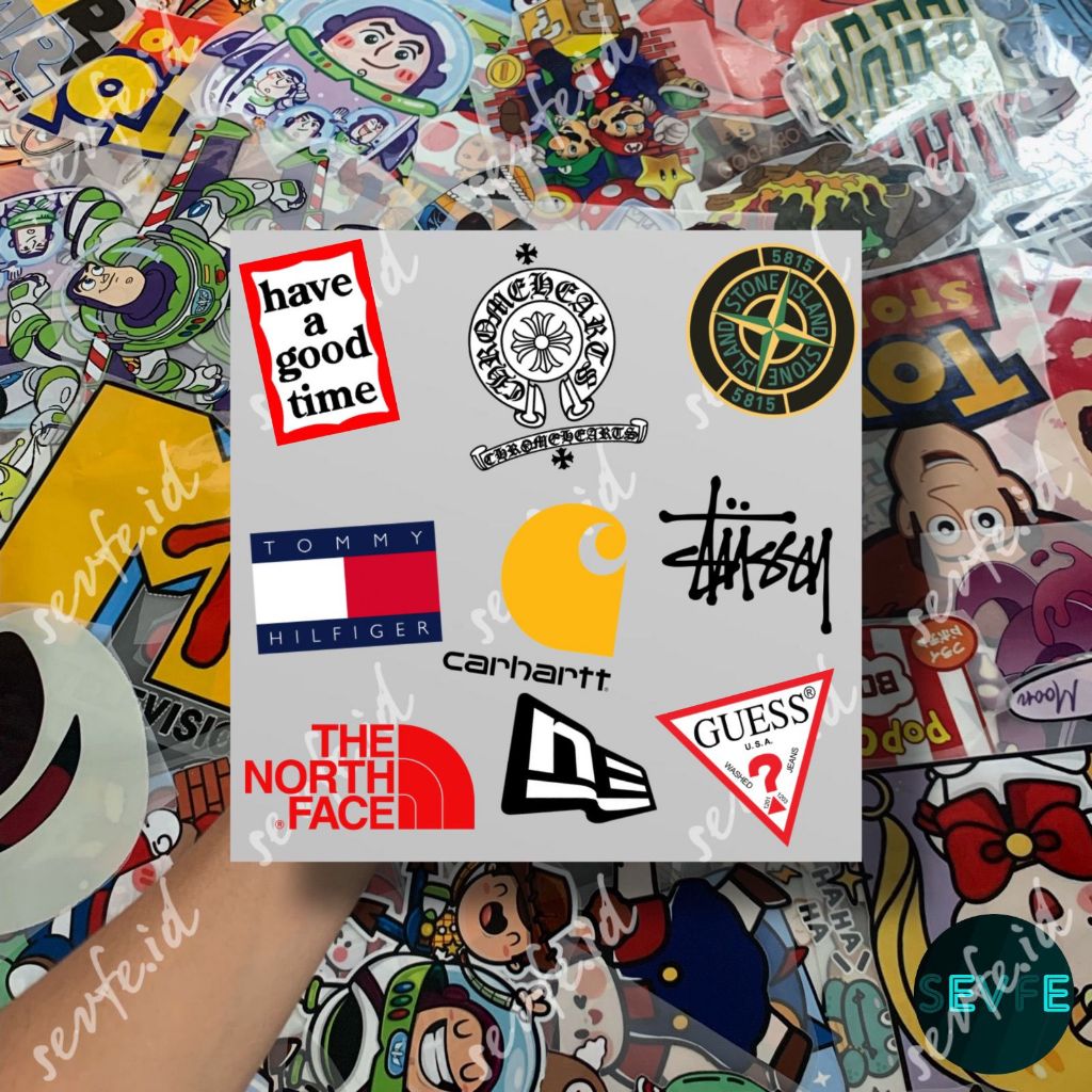 Stiker Sablon Setrika Sablon LOGO BRAND A