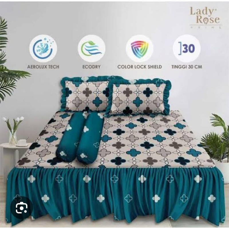 SPREI LADY ROSE RUMBAI 180*200 T.30cm