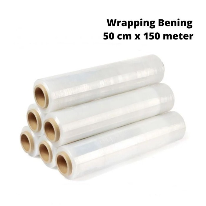

plastik wrapping murah uk. 50 cm x 150m
