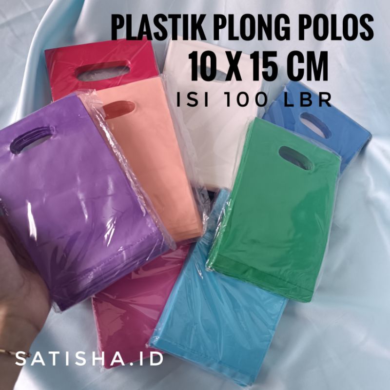 

Plastik Plong Polos uk 15x10 cm ISI 100 LEMBAR / plastik kresek olshop plastik packing