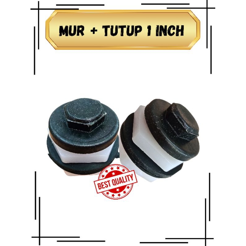 Mur Toren Drat Toren 1 inch + Tutup Drat 1"