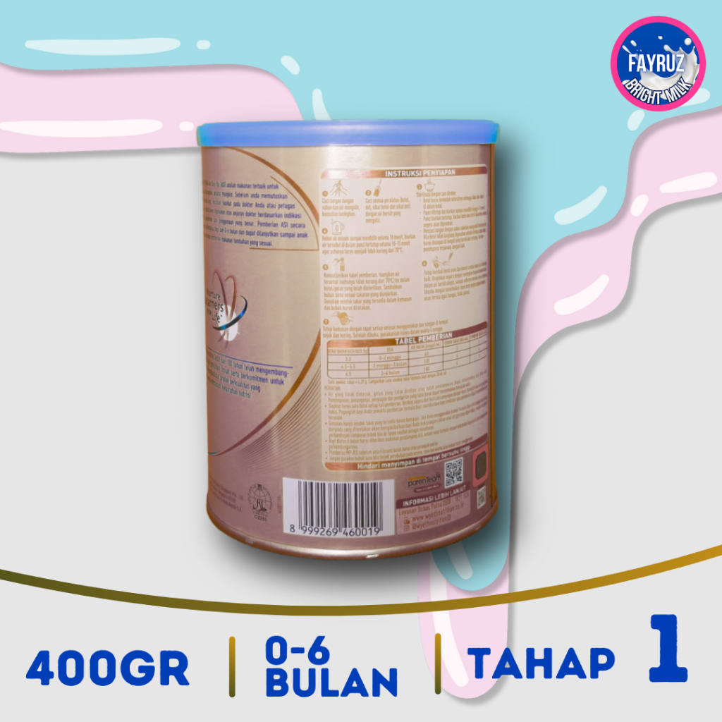 Susu Formula S-26 Tahap 1 Kaleng (0-6 Bulan)