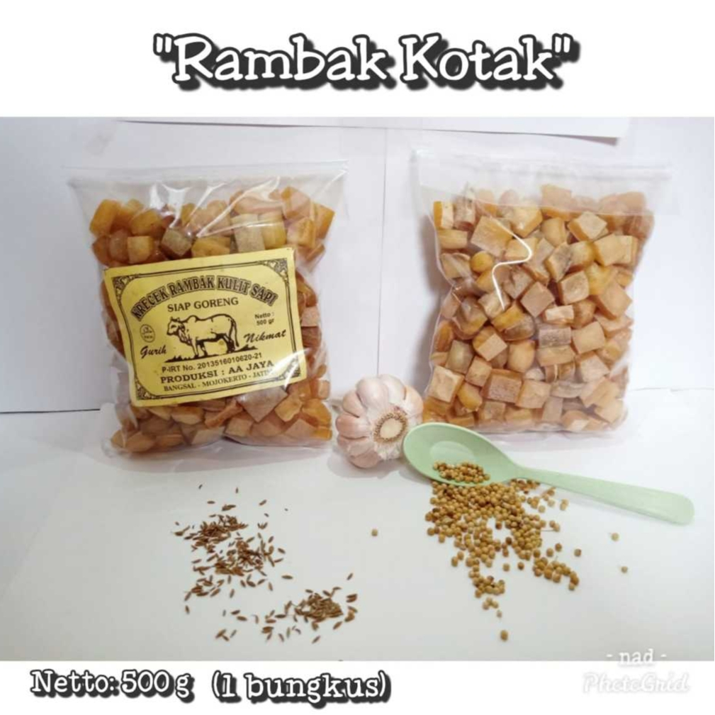 

DOROKDOK/KRECEK RAMBAK KULIT SAPI DADU BY "AA JAYA