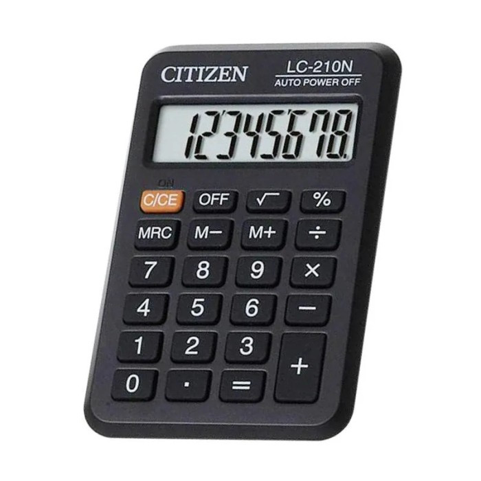 

kalkulator esa 310 electronic calculator citizen lc-210n