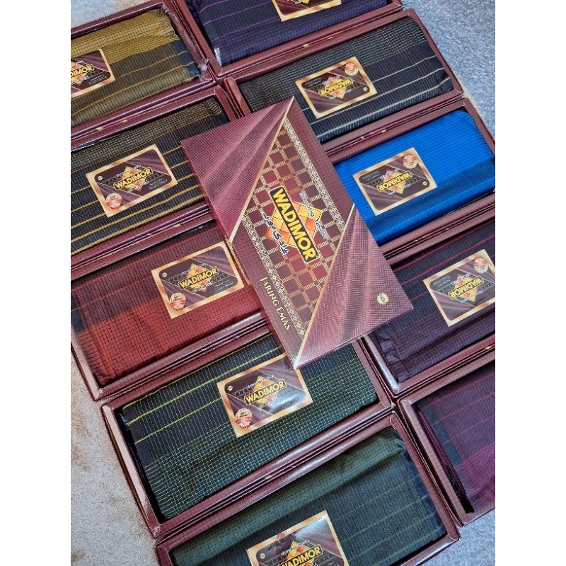 Sarung Dewasa Wadimor Motif Kotak Kecil Katun Halus